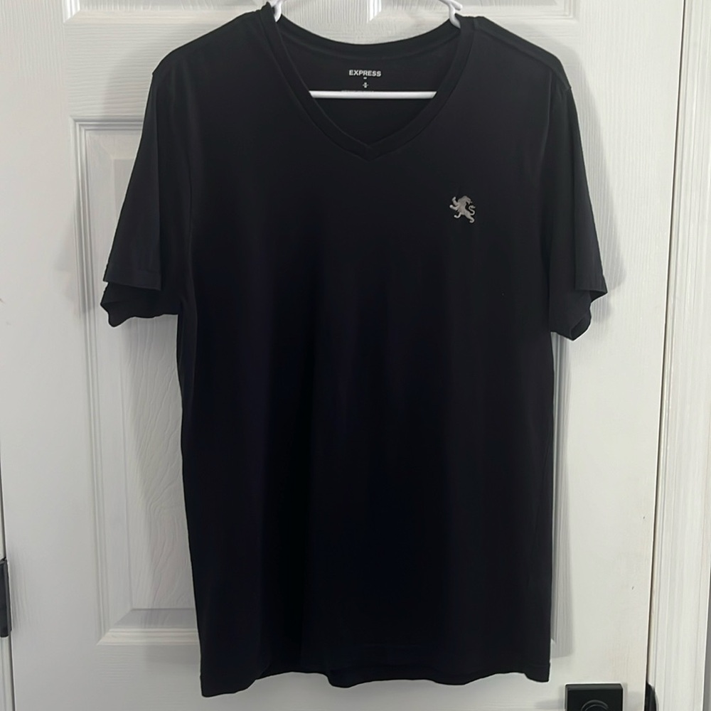 Men's Express Black Short Sleeve T-Shirt - Size M